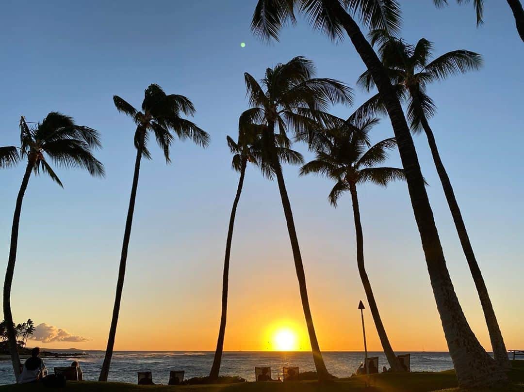 中村アンさんのインスタグラム写真 - (中村アンInstagram)「ハワイ島のサンセット本当に美しかった🐳 #islandofhawaii」1月22日 11時45分 - cocoannne