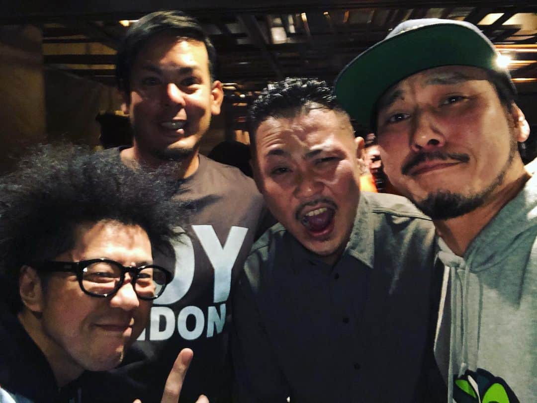RYO the SKYWALKERのインスタグラム：「w/ NG HEAD, オリックス・バファローズ比嘉投手, GAZZILA #梅田会」