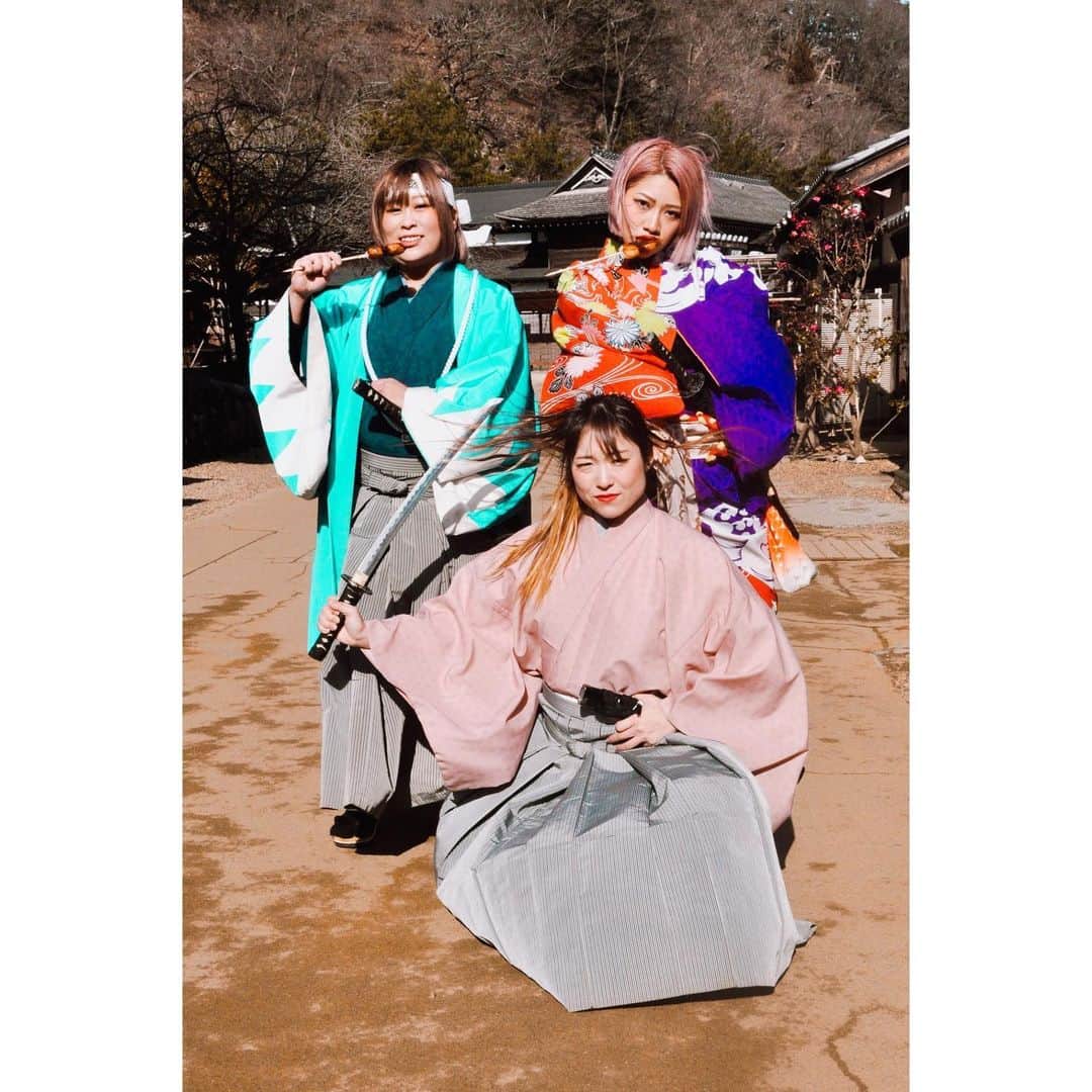 木村花のインスタグラム：「EDO WONDERLAND  #日光　#江戸村　#samurai」