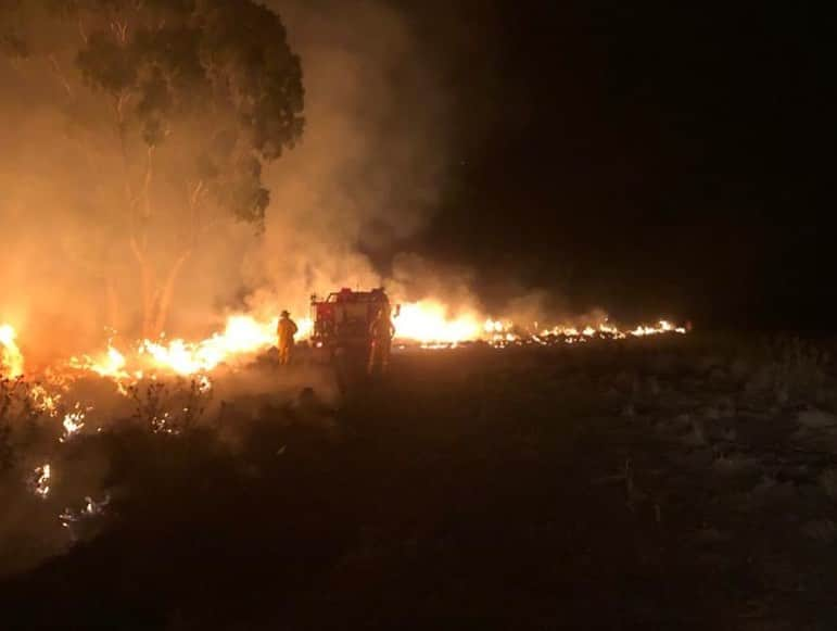 ケーシー・ストーナーさんのインスタグラム写真 - (ケーシー・ストーナーInstagram)「Raising money for the Australian Bushfire relief is very personal for me, these are images from my property near Tamworth in rural NSW, which came within striking distance of the fires. The fires got within 300 yards of the boundary line at the property, and my cousin, who manages the property and staff have been fighting the fires for months now. Most recently they have been working 19-hour days to retain the property and defend it from the fires whilst also being volunteer firefighters. It’s been heartbreaking knowing people there and what they’ve been through.  Please help me to raise as much money as possible for the Australian Bushfire Relief by bidding on my racing suit at https://www.pickles.com.au/campaigns/casey-stoner. International bidders need to email to register 24hrs prior to the auction closing by emailing servicedesk@pickles.com.au.」1月22日 16時57分 - official_cs27