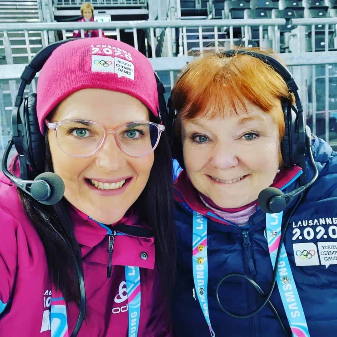 PJクォンさんのインスタグラム写真 - (PJクォンInstagram)「Short track is ready! Final day of @lausanne2020 ! With @christelstadel #luckypartners #announcers @vanwagner_productions」1月22日 17時22分 - pjkwong