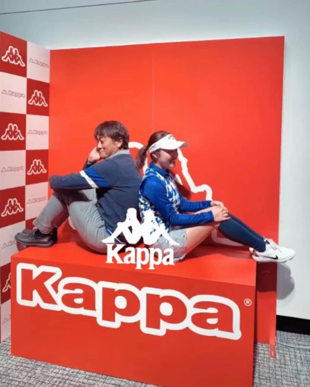 廣田真優さんのインスタグラム写真 - (廣田真優Instagram)「kappaさんの展示会に行ってきました！  とっても可愛いウエアをたくさん着させて頂きました☺️ . 今年も契約選手として着用出来ることを とても嬉しく思います！  すごく可愛いので 是非チェックしてみてください🙈❤️！！ #kappa#kappagolf#kappajapan#ゴルフ#golfwear#nike #やっぱり青#💙 いつも寺島さんと色が被ってる😂」1月22日 17時42分 - mayu_hirota