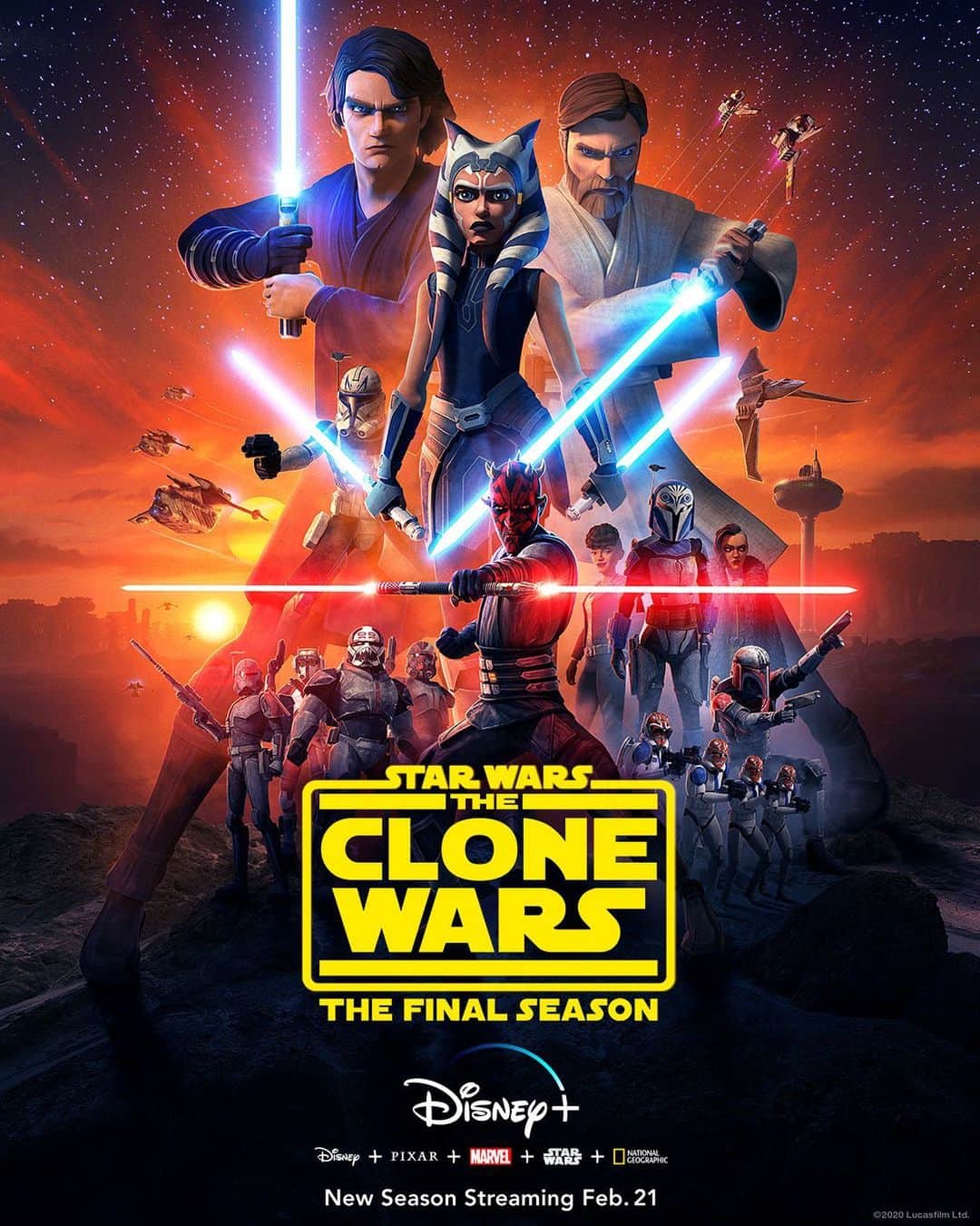スター・ウォーズさんのインスタグラム写真 - (スター・ウォーズInstagram)「The final season of Star Wars: #TheCloneWars starts streaming Feb. 21 on #DisneyPlus.」1月22日 23時15分 - starwars