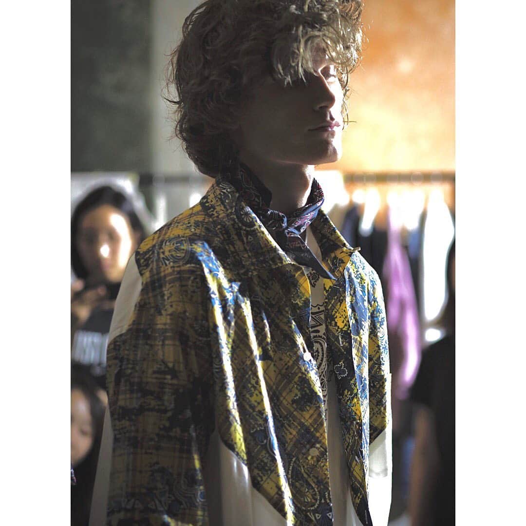 アツシナカシマのインスタグラム：「#atsushinakashima #アツシナカシマ #milanfashionweek #mfw #アパレル」