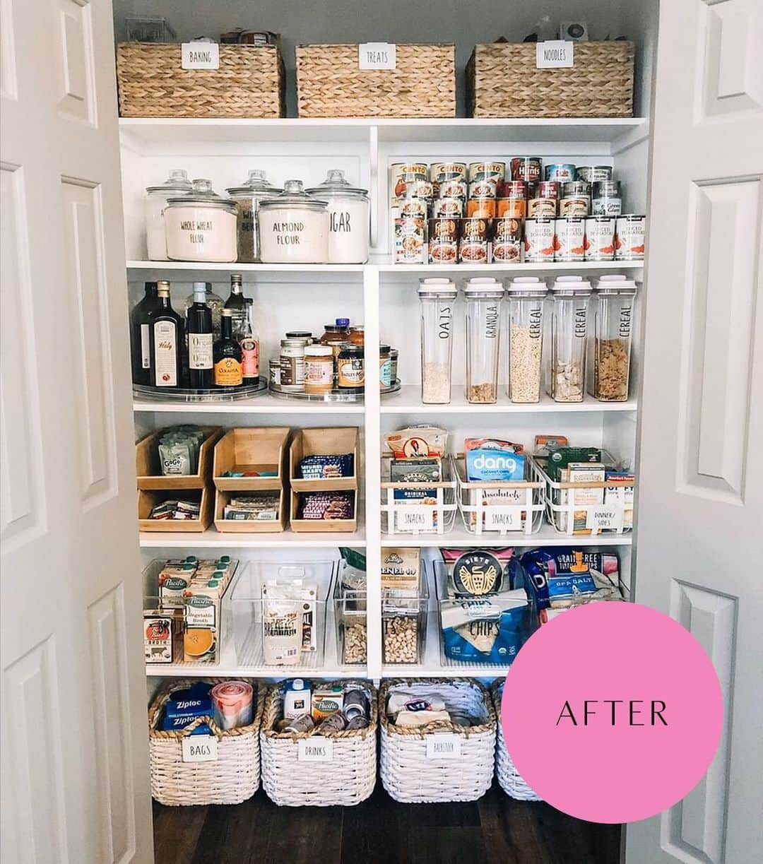 近藤麻理恵さんのインスタグラム写真 - (近藤麻理恵Instagram)「A tidy pantry = a happy kitchen. Great transformation, @theprettypeacefulhome!」1月23日 7時17分 - mariekondo