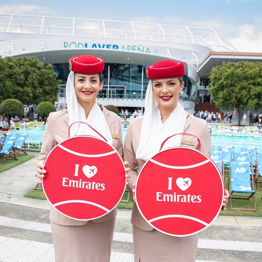 エミレーツ航空さんのインスタグラム写真 - (エミレーツ航空Instagram)「Game, set and match. The Emirates Day at the @australianopen 2020 brought together great tennis and passionate fans. Click on our Instagram Story to watch highlights of the day. 🎾  #EmiratesPlay #FlyEmiratesFlyBetter #EmiratesAirline #AusOpen #AO2020」1月23日 0時00分 - emirates