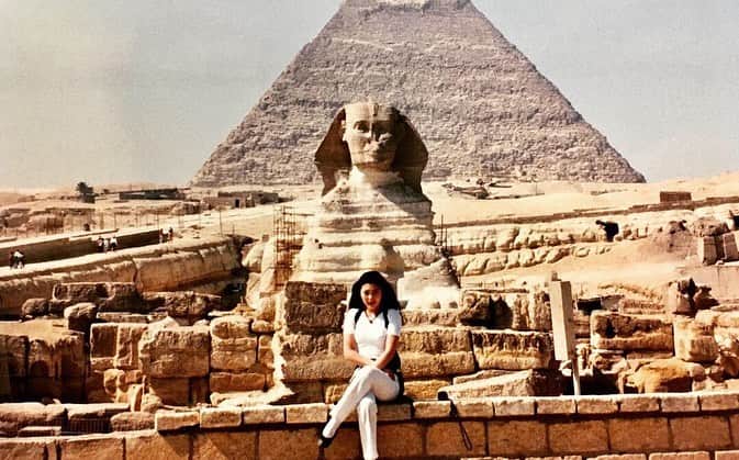 福山理子さんのインスタグラム写真 - (福山理子Instagram)「Egypt 大学の時に行ったEgypt旅行 また、いつか行きたいな #1995年 #Sphinx #Egypt」1月22日 23時58分 - rikofukuyama