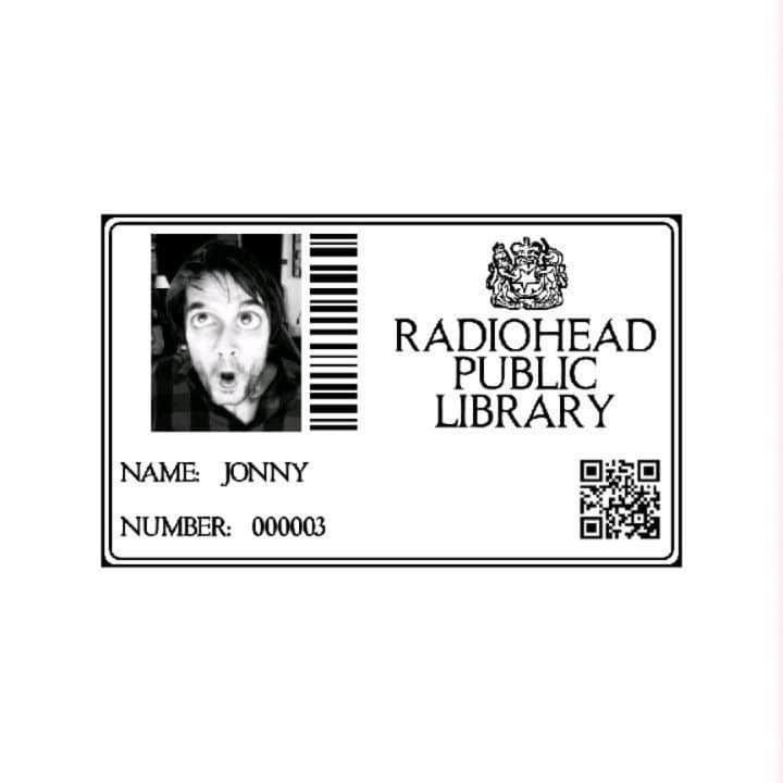 Radioheadのインスタグラム：「Today's Radiohead Public Librarian is: Jonny... Link in bio」