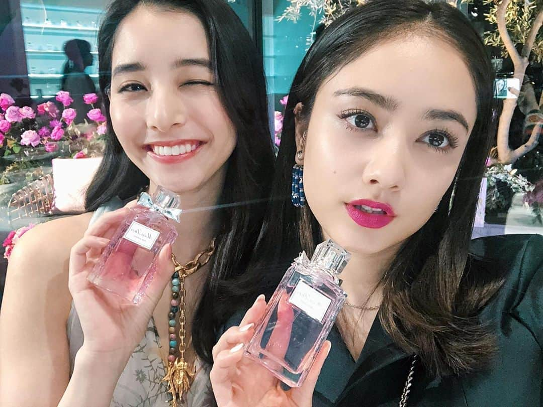 谷まりあさんのインスタグラム写真 - (谷まりあInstagram)「I met my lovely Yuchan🤤🥺❤️🤤#ミスディオール #ローズアンドローズ @diorparfums」1月23日 0時15分 - mariaaaa728