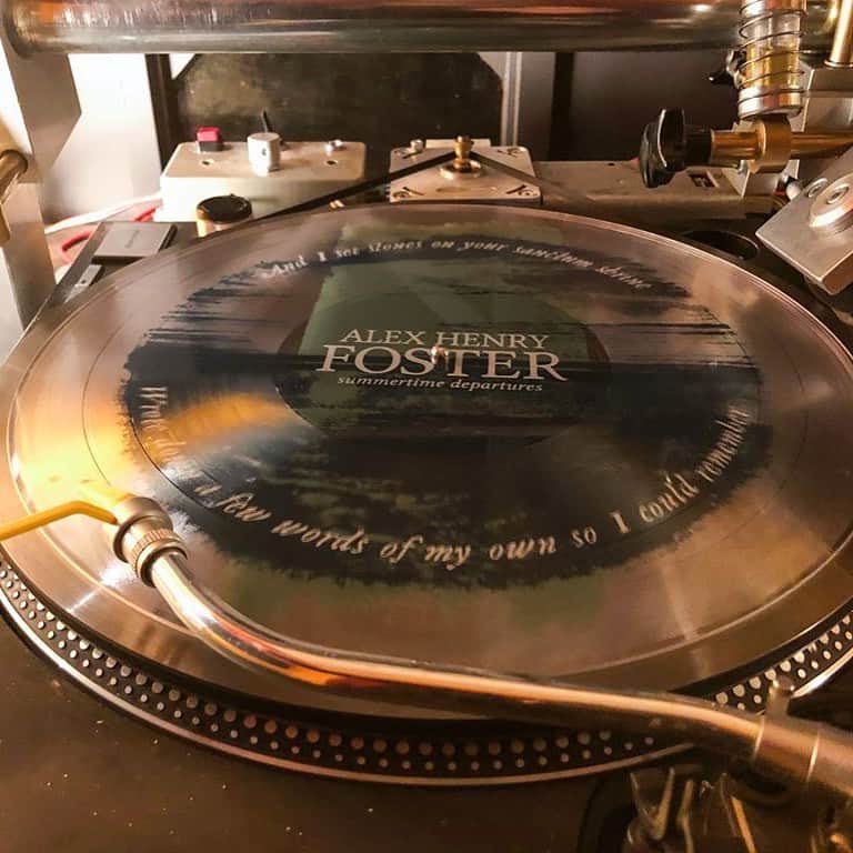 Your Favorite Enemiesのインスタグラム：「Now available for everyone!!! And this is your last chance to get this super-limited edition of the lathe-cut & silk-screen-printed LP "Summertime Departures", as there aren't many left! Hurry up and get yours ASAP! They won't be around long! Get your vinyl now on yfestore.com!  #alexhenryfoster #ahf #windowsinthesky #summertimedepartures #lathecut #vinyl #limitededition #collector #silkscreen #silkscreenprinting」