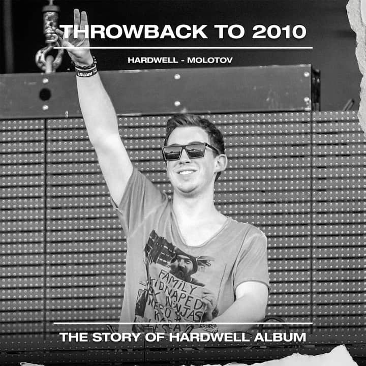 ハードウェルのインスタグラム：「I was so excited when @tiesto joined me on stage when I played my track “Molotov” 🎧 Do you know that it's featured on my upcoming "The Story Of Hardwell" album?」