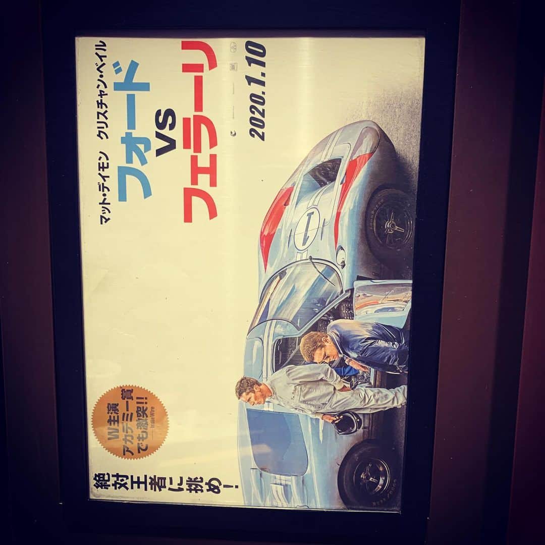 のインスタグラム：「『フォードvsフェラーリ』を観てきました。﻿ これは面白かったなー。 ﻿ #フォードvsフェラーリ #fordvsferrari #映画 #movie #cinema」