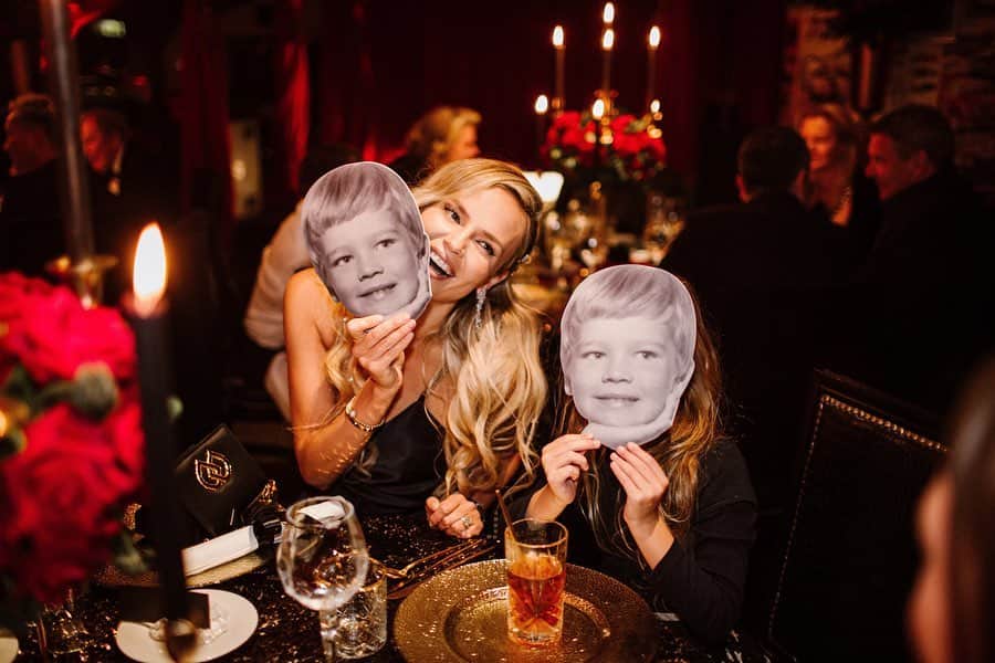 ナターシャ・ポーリーのインスタグラム：「Oh What A Night 🥀🌹 Celebrating Birthday Of My Love In Style With The Most Delicious Food In The WORD By Chef Jacob Jan Boerma @de_leest ❤️ Thank You @maxxime.events @maximevangelderen For Organizing Unforgettable Night❤️ Photos By @amandadrostphotography  #DomPérignon #DomPérignonRosé」