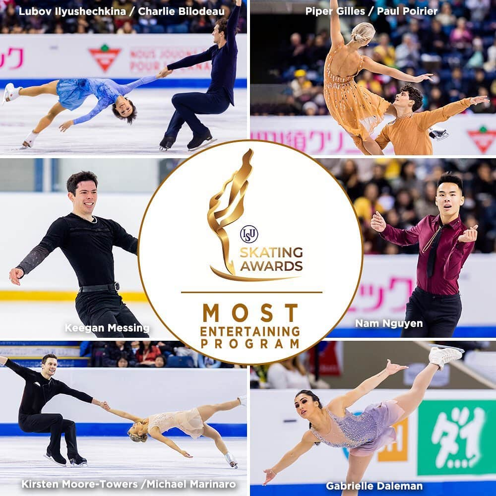 Skate Canadaさんのインスタグラム写真 - (Skate CanadaInstagram)「Don’t forget to go and vote for your favourite Canadians for the #ISUSkatingAwards category Most Entertaining Program! / N’oubliez pas d’aller voter pour vos Canadiens préférés, dans la catégorie du programme le plus divertissant, pour les #ISUSkatingAwards ! 🔗 https://www.isu-skating-awards.com/ #Montreal2020 #CreatingHistory #Créerlhistoire」1月23日 4時14分 - skate_canada