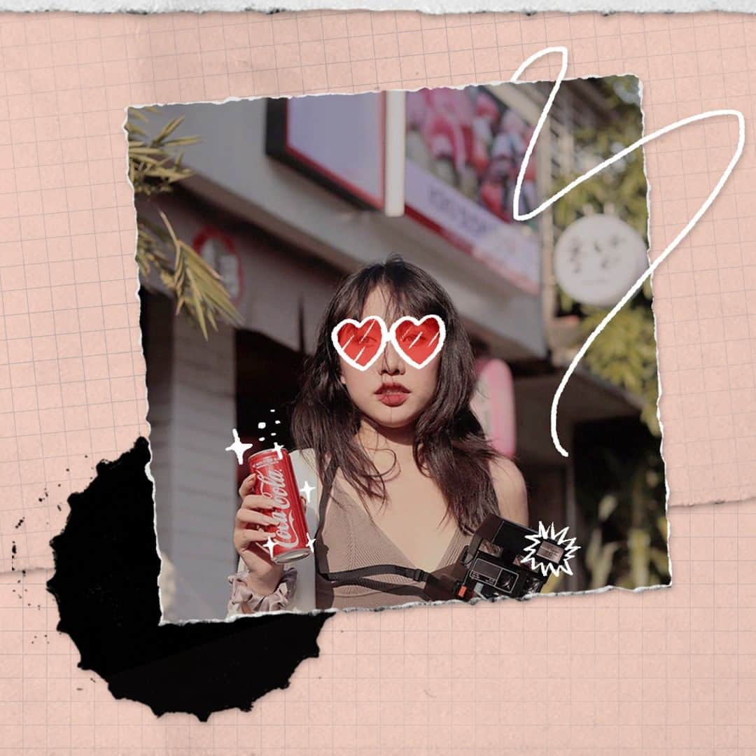 Coca-Colaのインスタグラム：「Seeing the 🌎 with a little more ❤️ thanks to An An. #MyCocaCola」