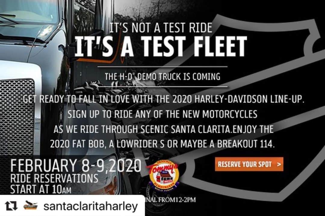 ロバート・パトリックさんのインスタグラム写真 - (ロバート・パトリックInstagram)「#Repost @santaclaritaharley with @make_repost ・・・ You Are Invited! February 8-9th. Rides start at 10am. Sign up Now to reserve your spot! ⁠  #harleydavidson #motorcycle #chopper #harley #santaclaritaharley #bikerowned #bikeroperated #supportyourlocaldealer #experiencetheadventure」1月23日 6時16分 - ripfighter