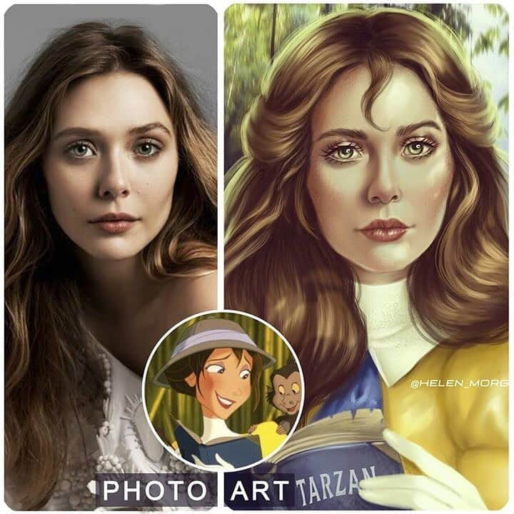 9GAGさんのインスタグラム写真 - (9GAGInstagram)「Celebrities as Disney characters ✍🏻 @helen_morgun - #doodle #disney #celebrities #9gag」1月23日 16時16分 - 9gag