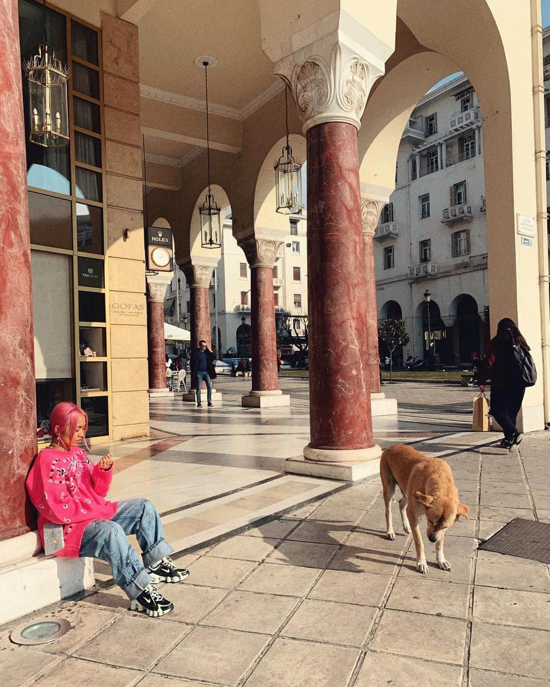 RIEHATAさんのインスタグラム写真 - (RIEHATAInstagram)「chilling in Greece🐕🇬🇷 #ギリシャ #なんかずっとくる🐶」1月23日 16時42分 - riehata