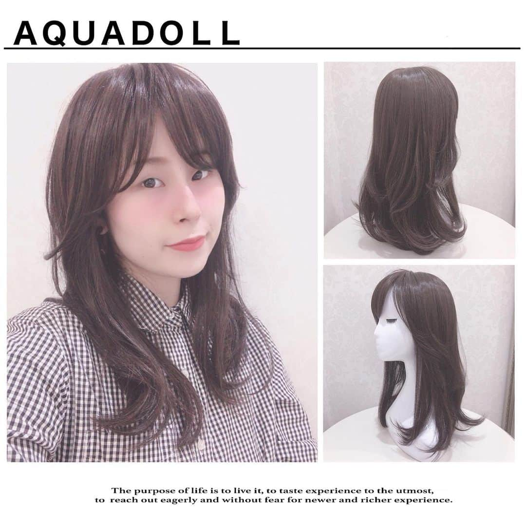 AQUADOLL アクアドールウィッグのインスタグラム