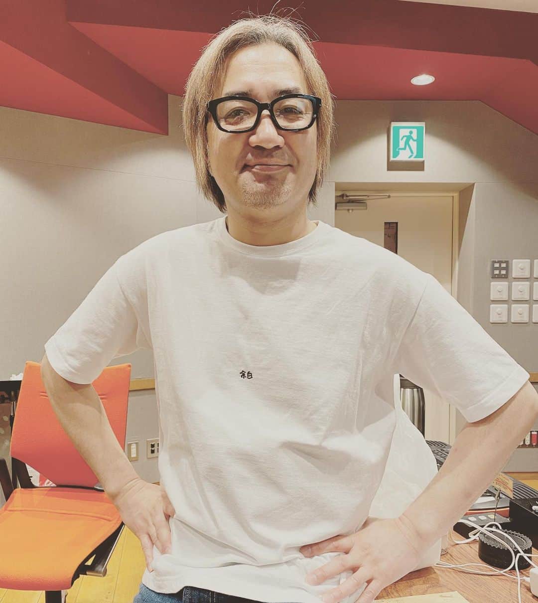 のインスタグラム：「SGG Rec day22﻿ 本日もTDチェック。﻿ ﻿ 今日は"たいがー"からいただいた"余白"Tシャツを着て頑張ります！﻿ たいがーこだわりのビックシルエット。﻿ 着心地良し！﻿ よろしければ是非お買い求め下さいまし(^^)﻿ ﻿ #たいがーりー﻿ #余白﻿ #Tシャツ」
