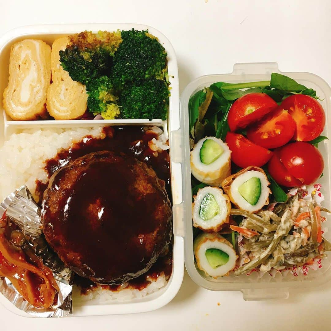 水野愛日さんのインスタグラム写真 - (水野愛日Instagram)「最近のお弁当🍱😋 お弁当箱が一種類増えたのでパターンが増えました！ #まなびごはん #べんとう #お弁当 #お弁当記録 #手作り弁当 #女子弁当 #ランチボックス #ワンパターン弁当 #お弁当女子 #栄養重視 #サラダ弁当 #冷凍つくりおき #つめるだけ弁当」1月23日 14時44分 - mizunomanabi