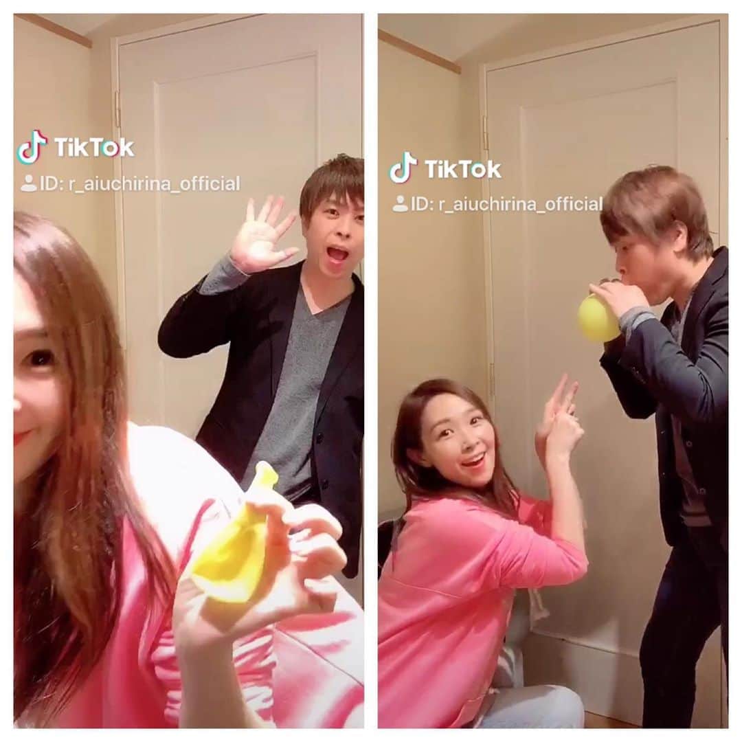 愛内里菜のインスタグラム：「今日のTikTokはこちら！﻿ ﻿ プロの作家さん石井健太郎さんと🤭🤭﻿ ﻿ 石井くん才能に満ち溢れてる😲👑😲👑‼️﻿ ﻿ そうなんです﻿ こんなこともできるんです‼️‼️‼️🤭﻿ ﻿ ぜひTikTokチェックしてください！﻿ ほんとに面白いから🙌🙌🌈﻿ ﻿ ﻿ アカウント名は写真をスライドして﻿ ２枚目チェックしてね☺️﻿ ﻿ ﻿ ﻿ ✨活動20周年記念✨﻿ YouTube開始！チャンネル登録よろしくね😆﻿ 愛内里菜は「R」であ〜るチャンネル﻿ 「歌ってみた」﻿ https://youtu.be/N97mieWf2eg﻿ ﻿ 「解説編」﻿ https://youtu.be/v1RW058Oubs﻿ ﻿ ﻿#私は応援してるだけ笑 #歌ってみた﻿ #Cover﻿ #弾いてみた﻿ #カラオケ﻿ #ライブ﻿ #愛内里菜 改め#R として #歌手 再始動﻿ #垣内りか #垣内倶楽部 #バンド #バンド名 ﻿ #ライブハウス #ライブ #一体化 #絆 #盛り上がりたい #会いたい﻿ #感謝 #リスタート #アニバーサリー#20周年﻿ #YouTube﻿ #ユーチューバー﻿ @kentaroishii1981」
