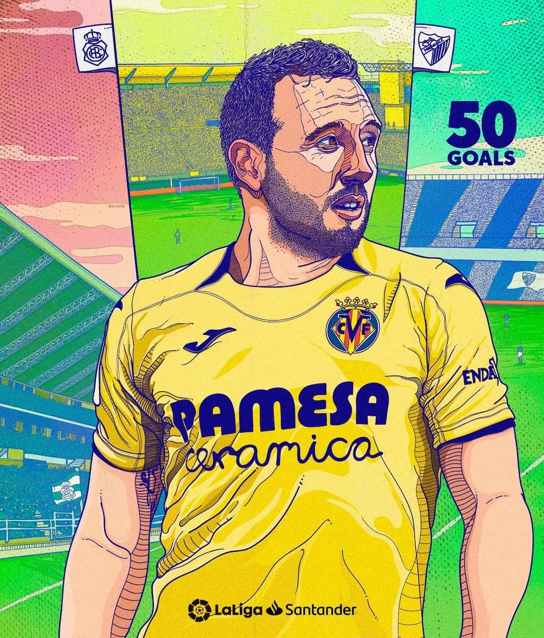 LFPさんのインスタグラム写真 - (LFPInstagram)「Making more HISTORY! 💛 5️⃣0️⃣ goals for @santicazorla in LaLiga Santander! 🎉⚽️ • ¡Haciendo más HISTORIA! 💛 ¡5️⃣0️⃣ goles para @santicazorla en LaLiga Santander! 🎉⚽️ • #Cazorla #Villarreal #Recreativo #Malaga #LaLigaSantander #LaLiga #LaLigaHistory」1月24日 2時00分 - laliga