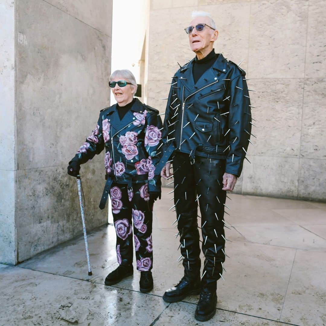 Vogueさんのインスタグラム写真 - (VogueInstagram)「@egon_lab's brand ambassadors are not your usual models: Marie-Louise and René (above) are 85 and 86 years old, respectively. They’re the grandparents of Florentin Glémarec, one half the design duo behind @egon_lab. Tap the link in our bio to meet them. Photographed by @mrstreetpeeper」1月24日 2時01分 - voguemagazine