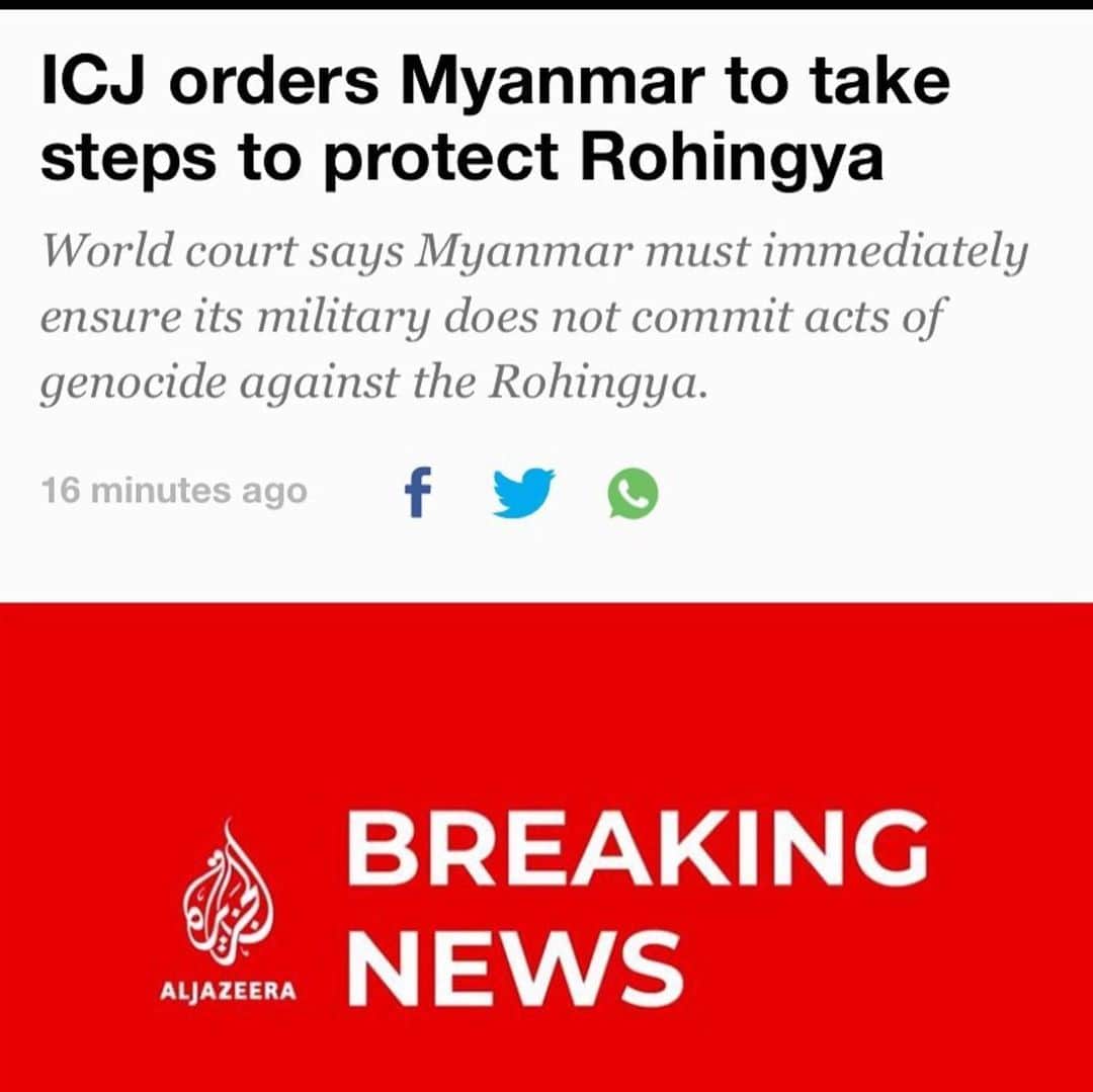 トーマス・サドスキーさんのインスタグラム写真 - (トーマス・サドスキーInstagram)「Repost from @mohammedjamjoom- Please take a moment to read this tweet from #Rohingya poet @mayyuali. Reacting to the news that the International Court of Justice has ordered Myanmar to ensure its military does not commit acts of genocide against the Rohingya, Mayyu Ali writes, “the gate of justice is just opened.”」1月24日 2時47分 - thomas_sadoski