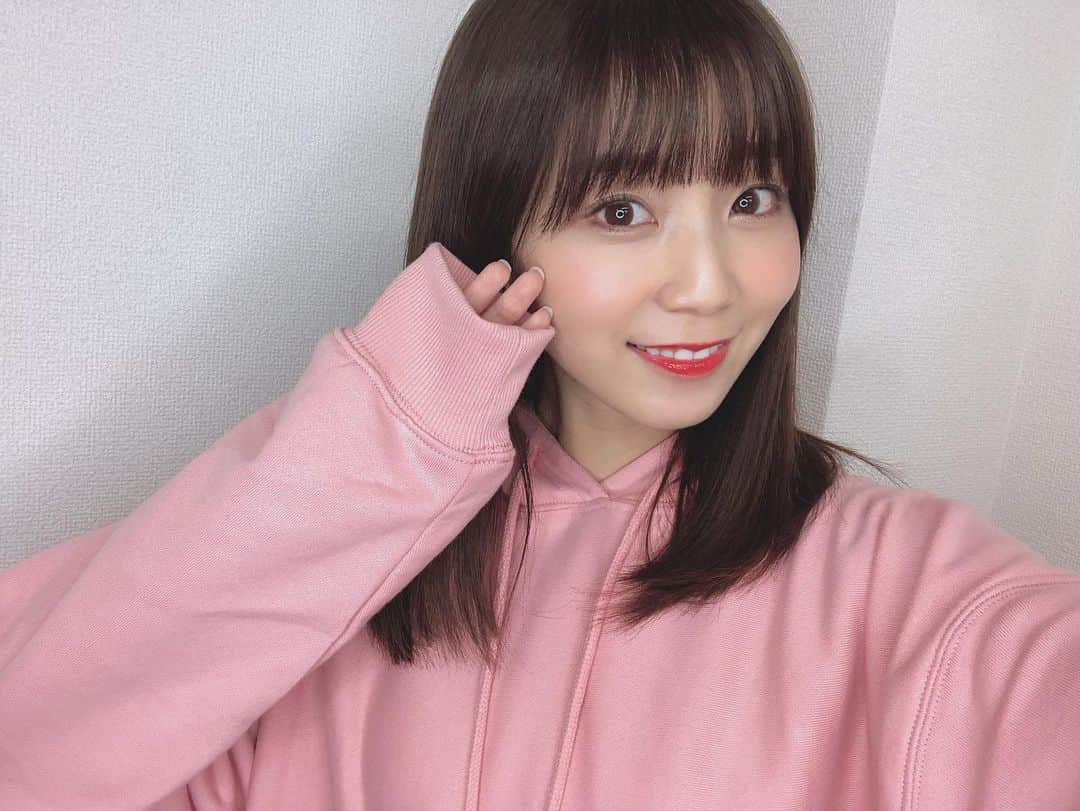 のインスタグラム：「#LinQ #吉川千愛　#こんにちあ #あいんちゅ　#ピンク　#さくらピンク　#pink #福岡　#fukuoka #博多　#hakata」