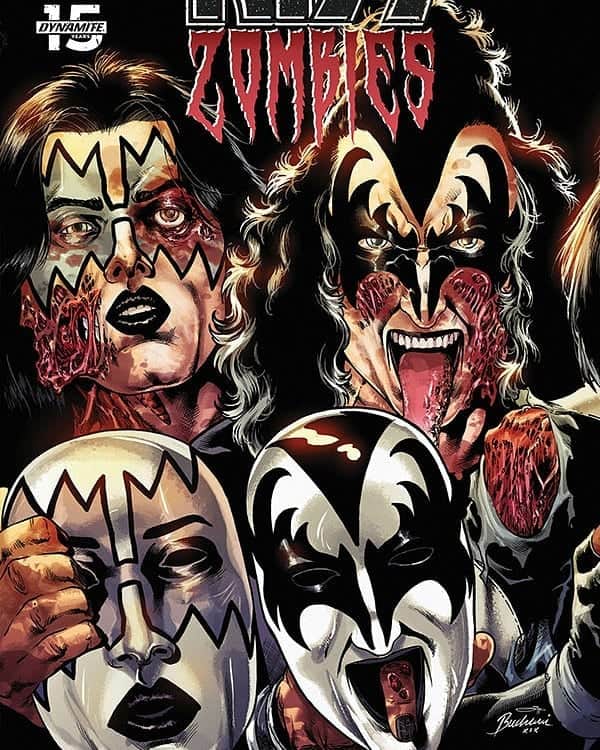KISSさんのインスタグラム写真 - (KISSInstagram)「#KISS: Zombies #4 from @dynamitecomics - out in February.」1月23日 20時44分 - kissonline