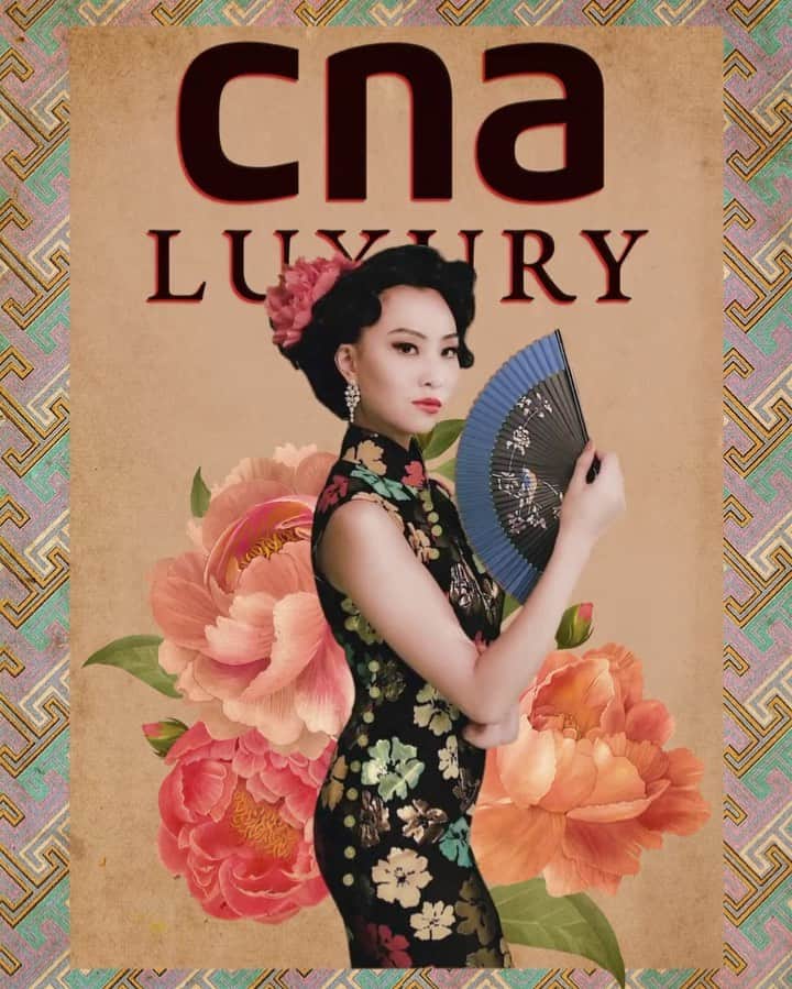 ソニアのインスタグラム：「Never thought I’d see myself in this 1920s getup all thanks to #cnaluxury! They somehow managed to put me into an old school poster and made it come to life. The interview by @phinprick was such an in depth one that it starts from the beginning of my developmental years as a child and awkward AF teenager that somehow ended up on the cover of FHM all those years ago (which was the first time I met Phin and didn’t even realise!). Read about my journey by clicking the link in my bio! Thank you @channelnewsasia for having me as your first digital cover of the year 💚  Styling: @lenakamarudin Makeup: @grego7go Hair: @marc_teng Shot and edited by: @nonlinear.sg」