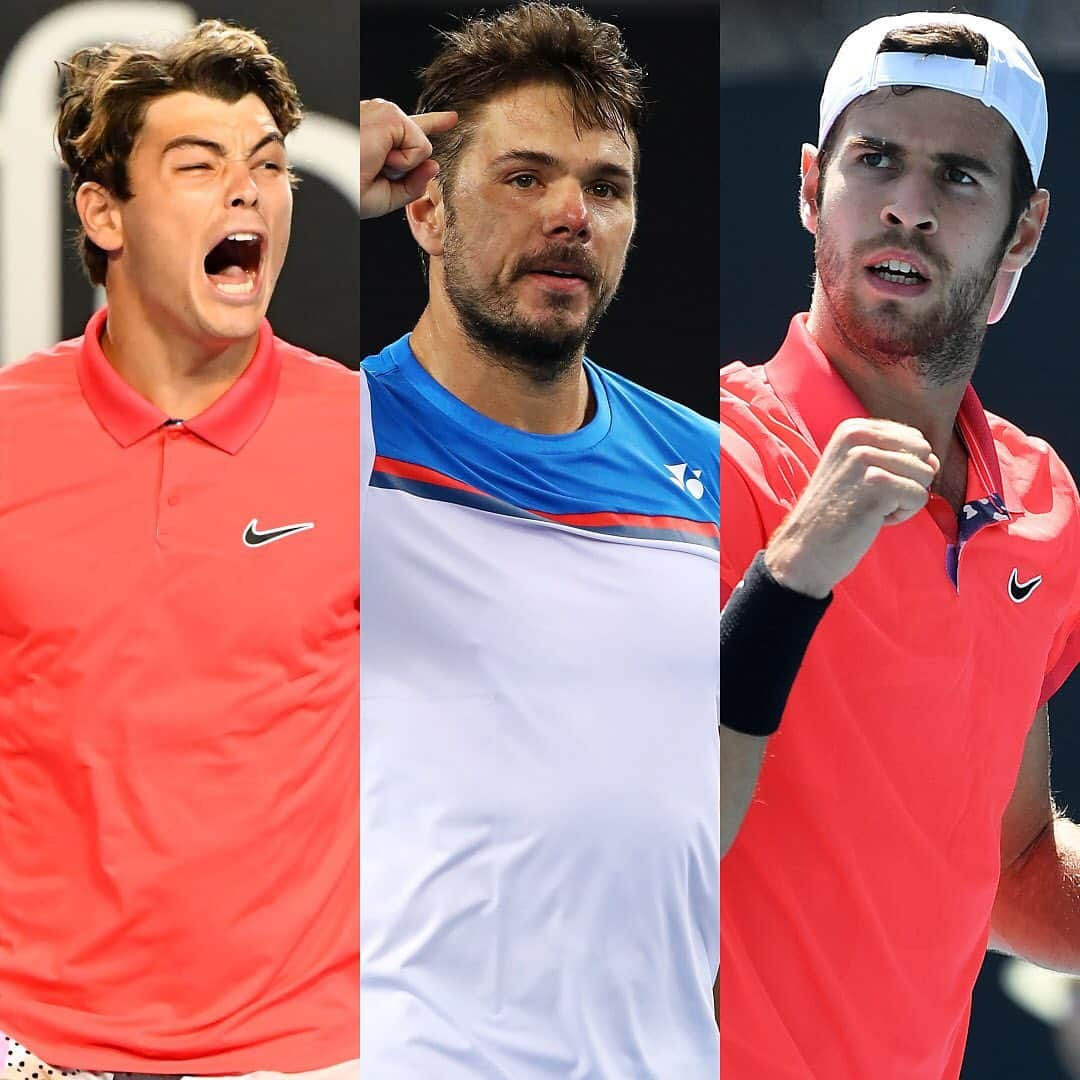 ATP World Tourさんのインスタグラム写真 - (ATP World TourInstagram)「That five-set winning feeling 💪  Which one of these three will go furthest at the #ausopen?」1月23日 21時29分 - atptour