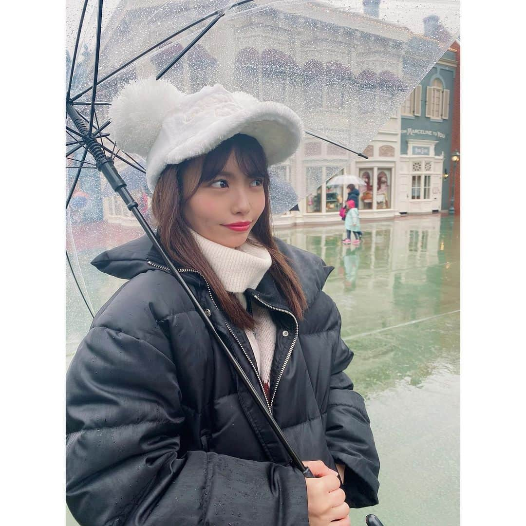 渕上舞さんのインスタグラム写真 - (渕上舞Instagram)「❤︎ 久しぶりの夢の国は雨でも楽しかった~🐭 #今日じゃないよ」1月23日 21時42分 - mai_fuchigami_48