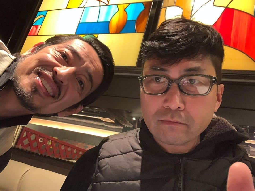 のインスタグラム：「沼津ロケ🎬 昨年の光武組でもお世話になった安藤光造さんと。 #映画」