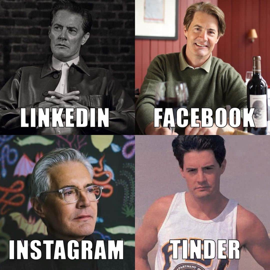 カイル・マクラクランさんのインスタグラム写真 - (カイル・マクラクランInstagram)「Get you a guy who can do it all!📱」1月23日 22時58分 - kyle_maclachlan