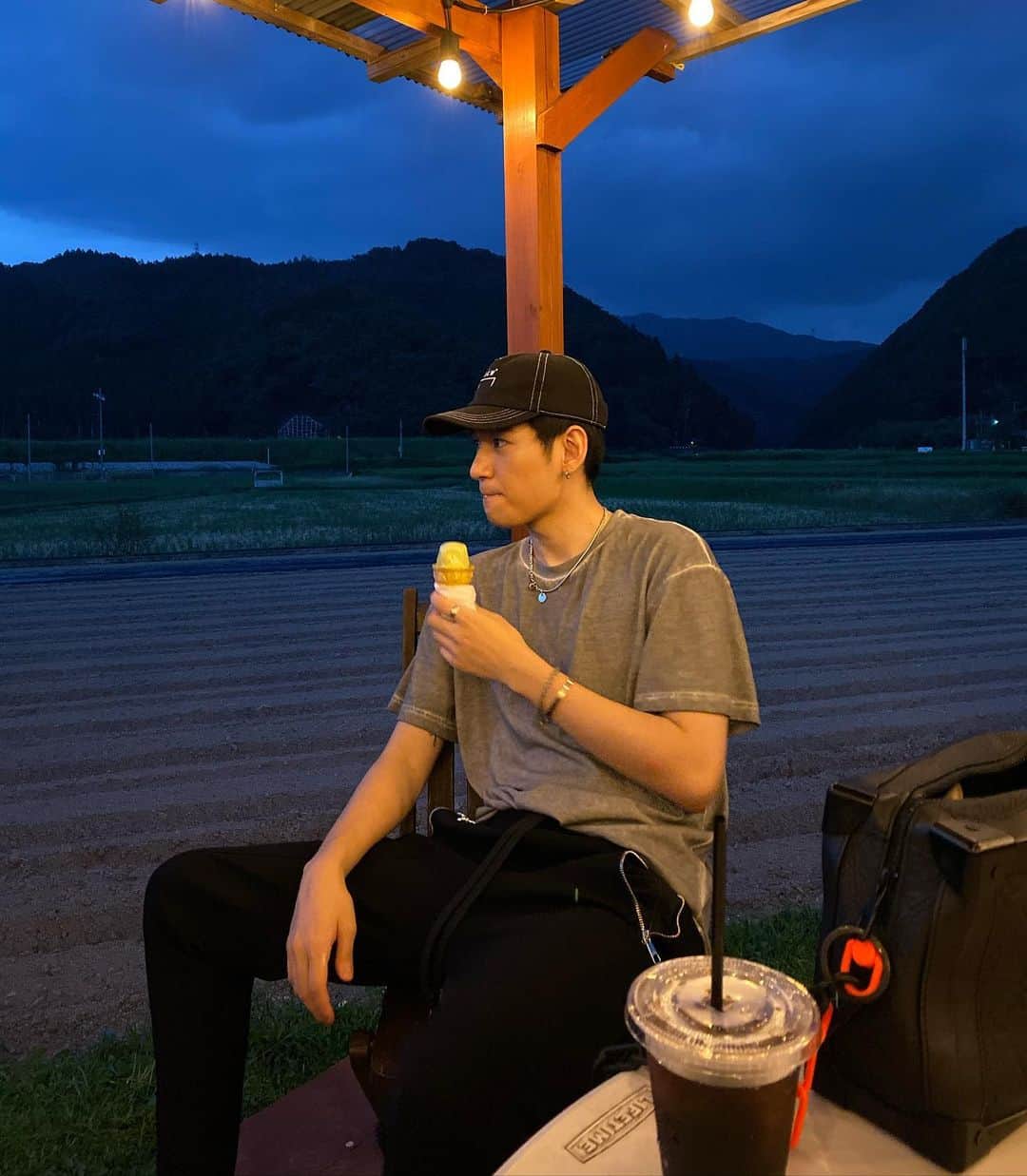 樋口葉生のインスタグラム：「🍦got fat got fat...」