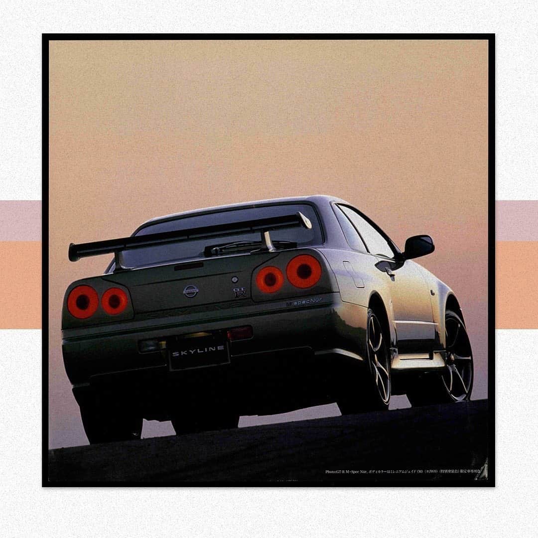 Nissanさんのインスタグラム写真 - (NissanInstagram)「On January 24 #2002, #Nissan announced the release of Skyline GT-R limited editions - named M-spec Nür & V-spec II Nür. They were released on February and sold out in a day. #TBT #Heritage #BNR34 #OMGTR」1月23日 23時44分 - nissan