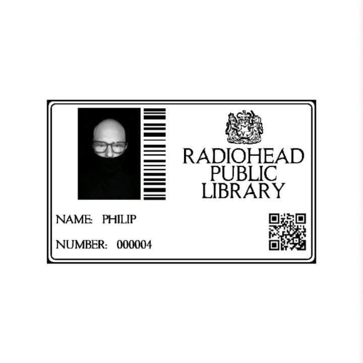Radioheadのインスタグラム：「Today's appointed librarian of the Radiohead Public Library is: Philip.  Link in bio」