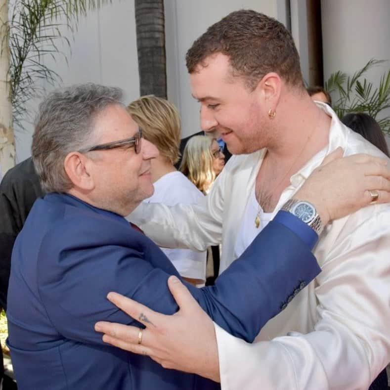 サム・スミスさんのインスタグラム写真 - (サム・スミスInstagram)「So wonderful to watch Sir Lucian Grainge get his star on the Hollywood walk of fame this afternoon. Myself and so many artists are so incredibly grateful for your commitment and passion and kindness. So deserved ❤️」1月24日 11時30分 - samsmith