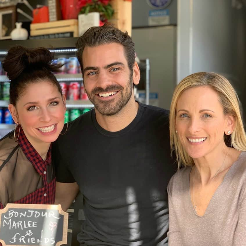 マーリー・マトリンさんのインスタグラム写真 - (マーリー・マトリンInstagram)「Who gets to be in the same picture as @shoshannah7 and @nyledimarco? Me! Fun brunch @gourmet47caffe  where the food/bakery is so delish. Oh by the way, I’m the only friend Shoshannah has. 🤣🤣 🤟🤟」1月24日 4時47分 - themarleematlin