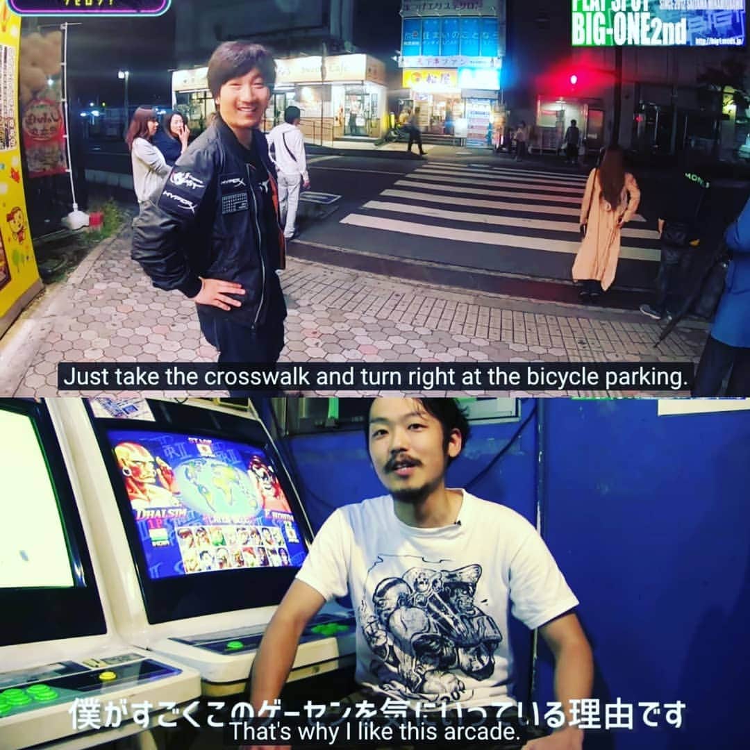 のインスタグラム：「The first video in our “Geselog” series now has English subtitles, thanks to a nice volunteer! In this series we visit and talk about different arcades in Japan.  https://t.co/MnAXlispkv  #ゲセログ #ゲーセン #arcade #bigone2nd」