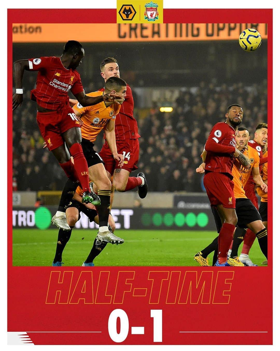 リヴァプールFCさんのインスタグラム写真 - (リヴァプールFCInstagram)「The Reds lead at the break thanks to @jhenderson’s header 👊 #LFC」1月24日 5時47分 - liverpoolfc