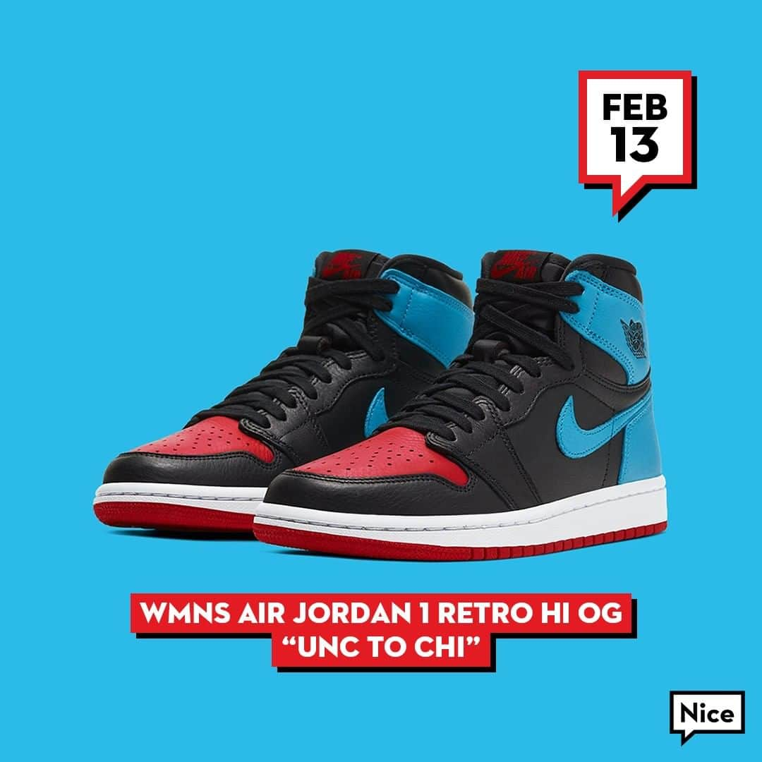 Nice Kicksさんのインスタグラム写真 - (Nice KicksInstagram)「The Air Jordan 1 Retro High OG Women's "UNC to Chicago" is set to drop All-Star Weekend and is said to go up to a Men's size 15. Are you looking to cop this upcoming Jordan 1? 👀」1月24日 6時01分 - nicekicks