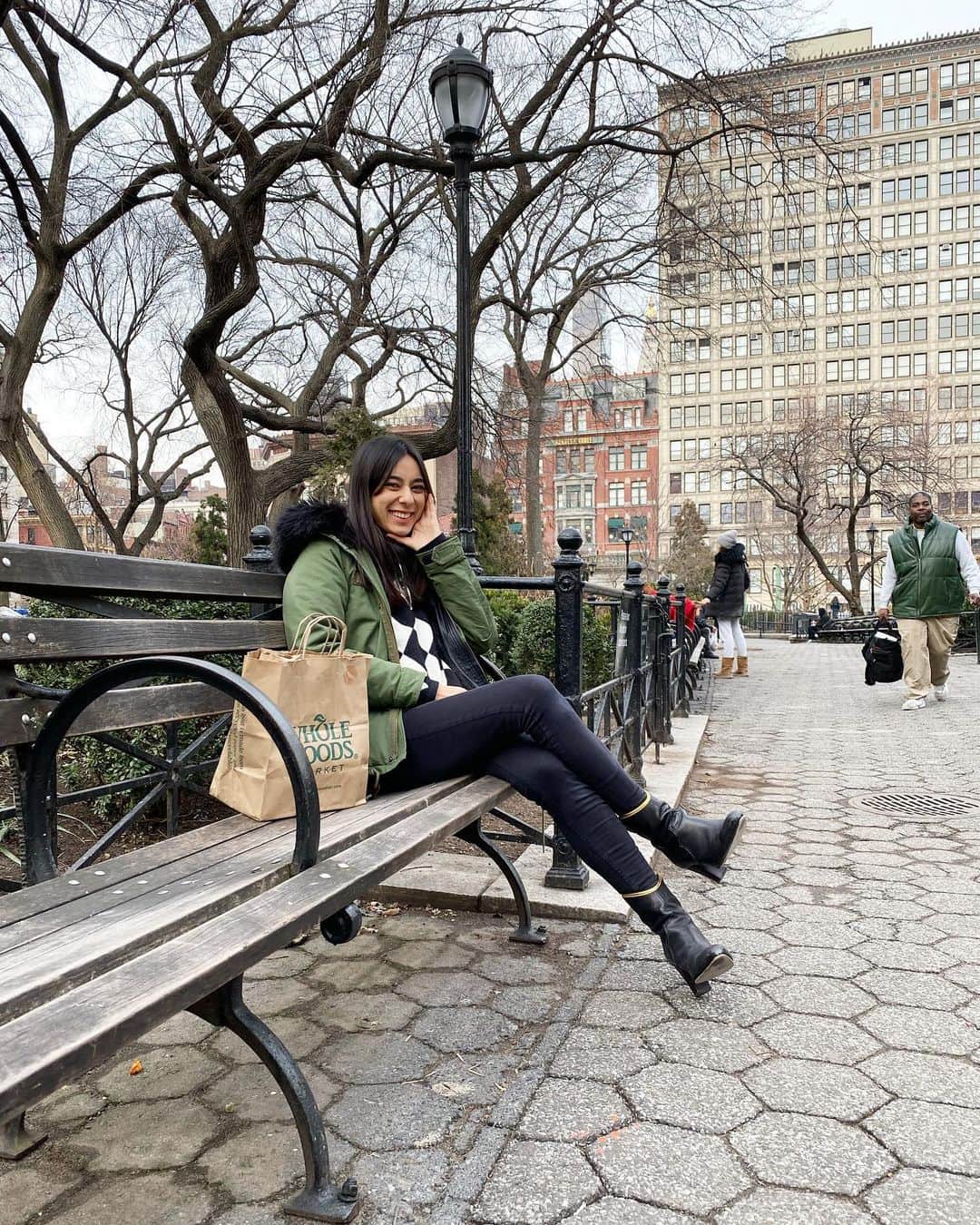 MiChiさんのインスタグラム写真 - (MiChiInstagram)「Last day in this beautiful city... 🐿💕 ニューヨーク最終日。 曇り気味だけど暖かめ☺️ #nyc#unionsquarepark#newyork」1月24日 6時54分 - michimadness