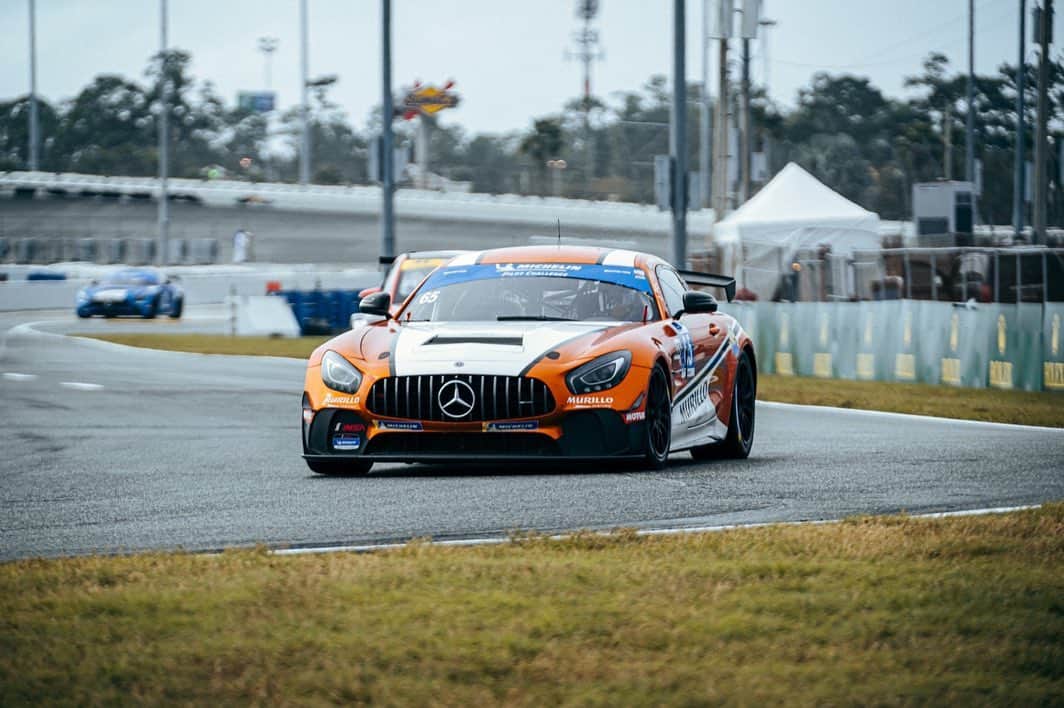 Mercedes AMGさんのインスタグラム写真 - (Mercedes AMGInstagram)「The 2020 @imsa_racing season starts off at the legendary @disupdates this weekend. Riley Motorsports enters the #Rolex24 At Daytona with the #74 Mercedes-AMG GT3 on Saturday. In addition, seven #Mercedes-AMG GT4s compete in the 4-hour race of the #IMSA Michelin Pilot Challenge tomorrow. Find the best impressions from today’s free practice and qualifying sessions in the gallery 📸  #AMGGT3 #AMGGT4 #MercedesAMGMotorsport」1月24日 8時16分 - mercedesamg