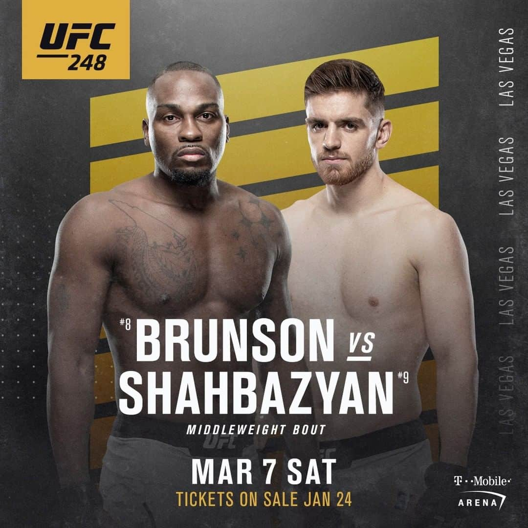 UFCさんのインスタグラム写真 - (UFCInstagram)「Middleweight contenders look to impress the champ in Vegas. #UFC248」1月24日 9時32分 - ufc