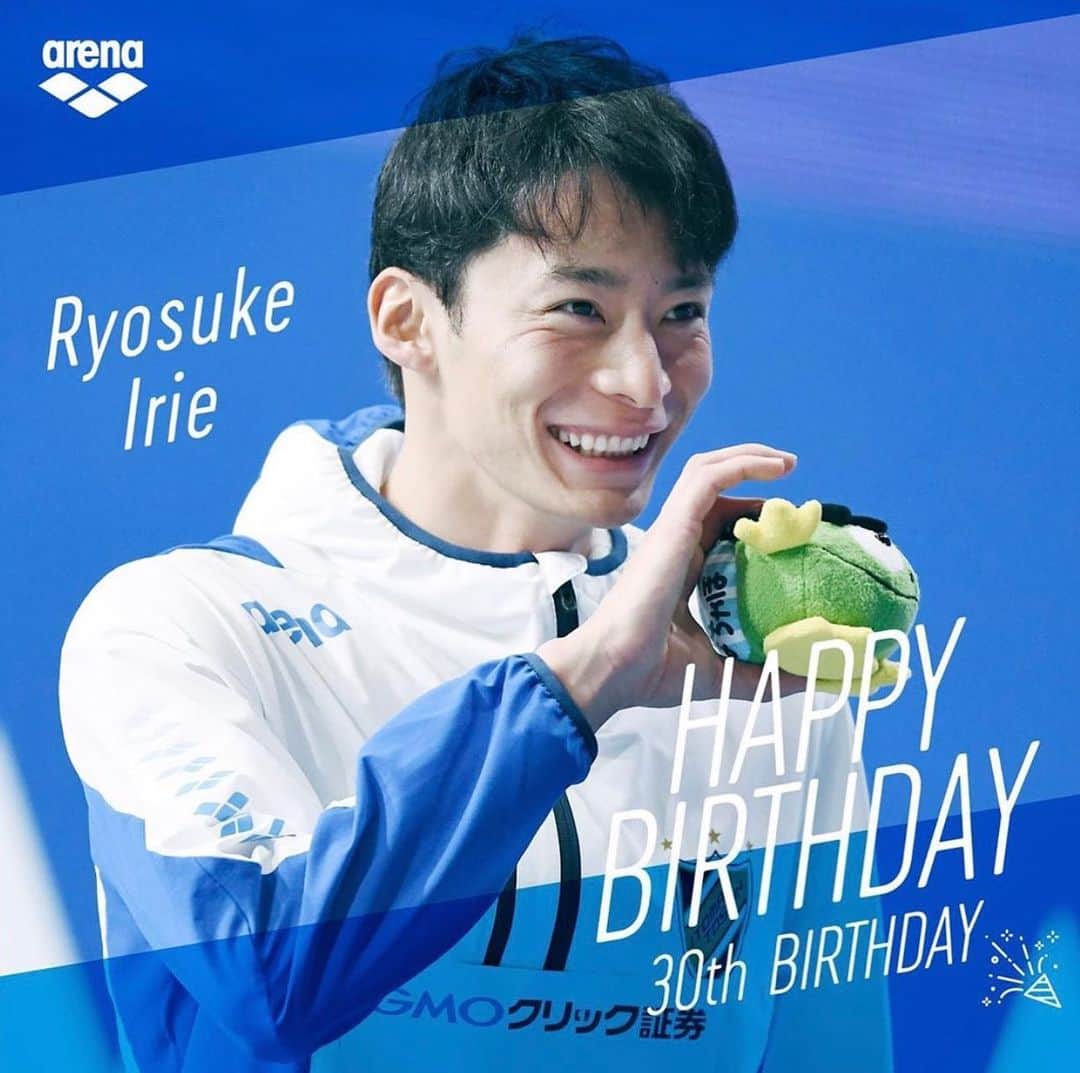 のインスタグラム：「HAPPY 30th BIRTHDAY ❤️ . . 本日1/24 30歳を迎えました！ いやぁ…三十路。笑 もう周りからはおじさん扱いの嵐です。笑 . . 今日は30歳初レースもあり 100m 52.59 でした！ 久しぶりに良い感覚で泳ぐことができ選考会に向けて良い方向に向かってます！ . . 競技者として、人として素晴らしい人間になれるように精進していきます。 これからもよろしくお願いします！ . . #birthday #30th #tokyo2020」
