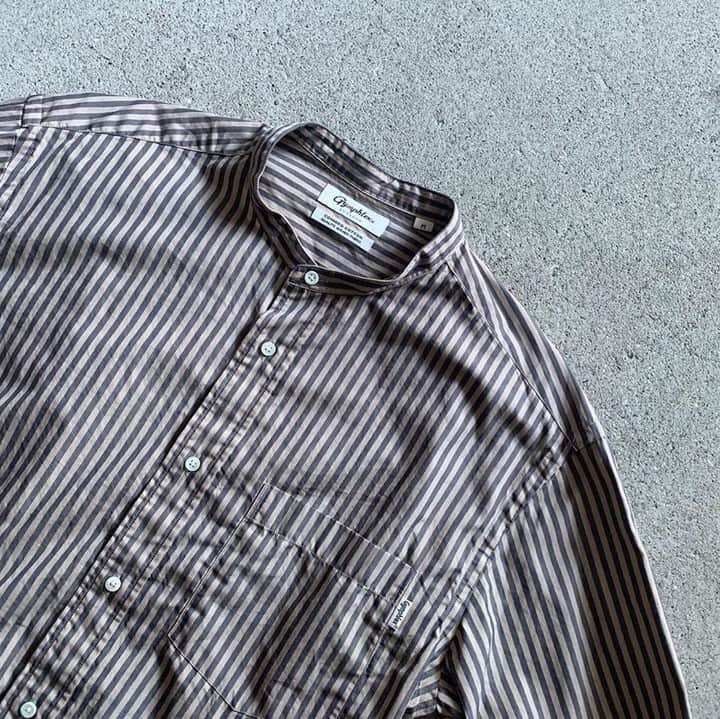 ジムフレックスさんのインスタグラム写真 - (ジムフレックスInstagram)「The Grandad collar shirt; a practical and versatile menswear staple. Thanks for sharing @shun8557」1月24日 21時01分 - gymphlex