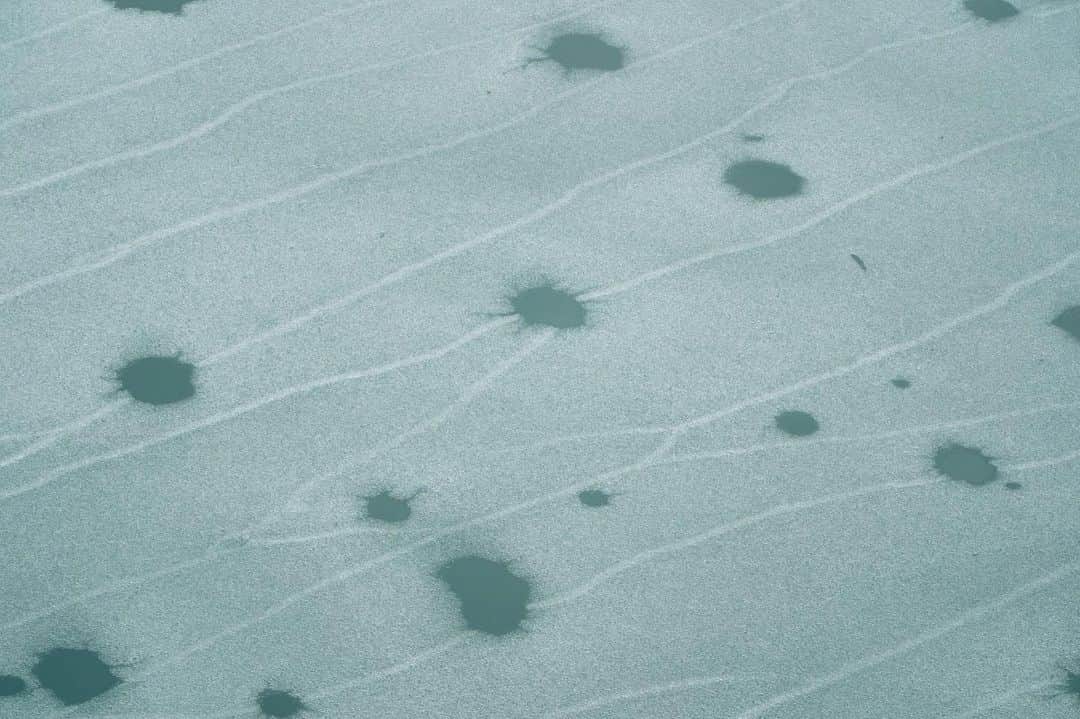 山人さんのインスタグラム写真 - (山人Instagram)「今年は雪が少ないですね。 (やっと例年の半分量までがんばりました) 代わりに今年は「氷紋」が出やすいようです。 自然の作る芸術のひとつです。 何か感じるか何に見えるかはその人次第です😊 #氷紋 #錦秋湖 #山人 #yamado #山人スタッフが行く #芸術 #art #自然芸術 #スタッフsh撮影 #西和賀町に住めば家から氷紋見れます」1月24日 13時31分 - yamado.official